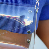 Gameday Purse-Clear/Silver