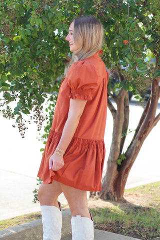 Smocked Details Dress
