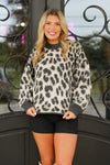 Lady in Leopard Sweater