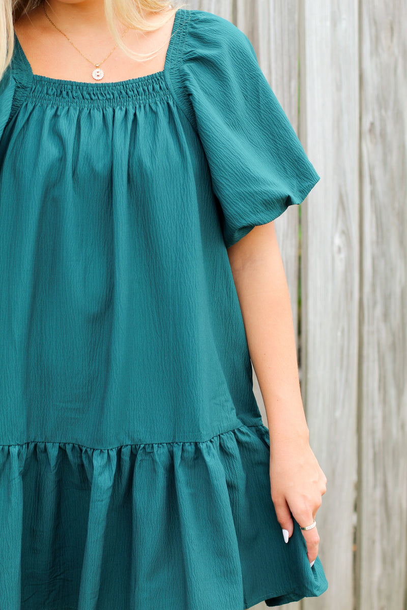It's a Party Dress-Dark Emerald