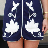 Elegant Rope Trim Skirt