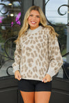 Lady in Leopard Sweater