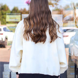 Boo Reversible Mock Neck Sweatshirt