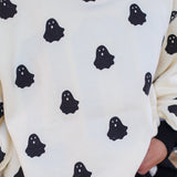 Boo Reversible Mock Neck Sweatshirt