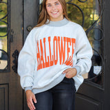 Halloween Reversible Mock Neck Sweatshirt