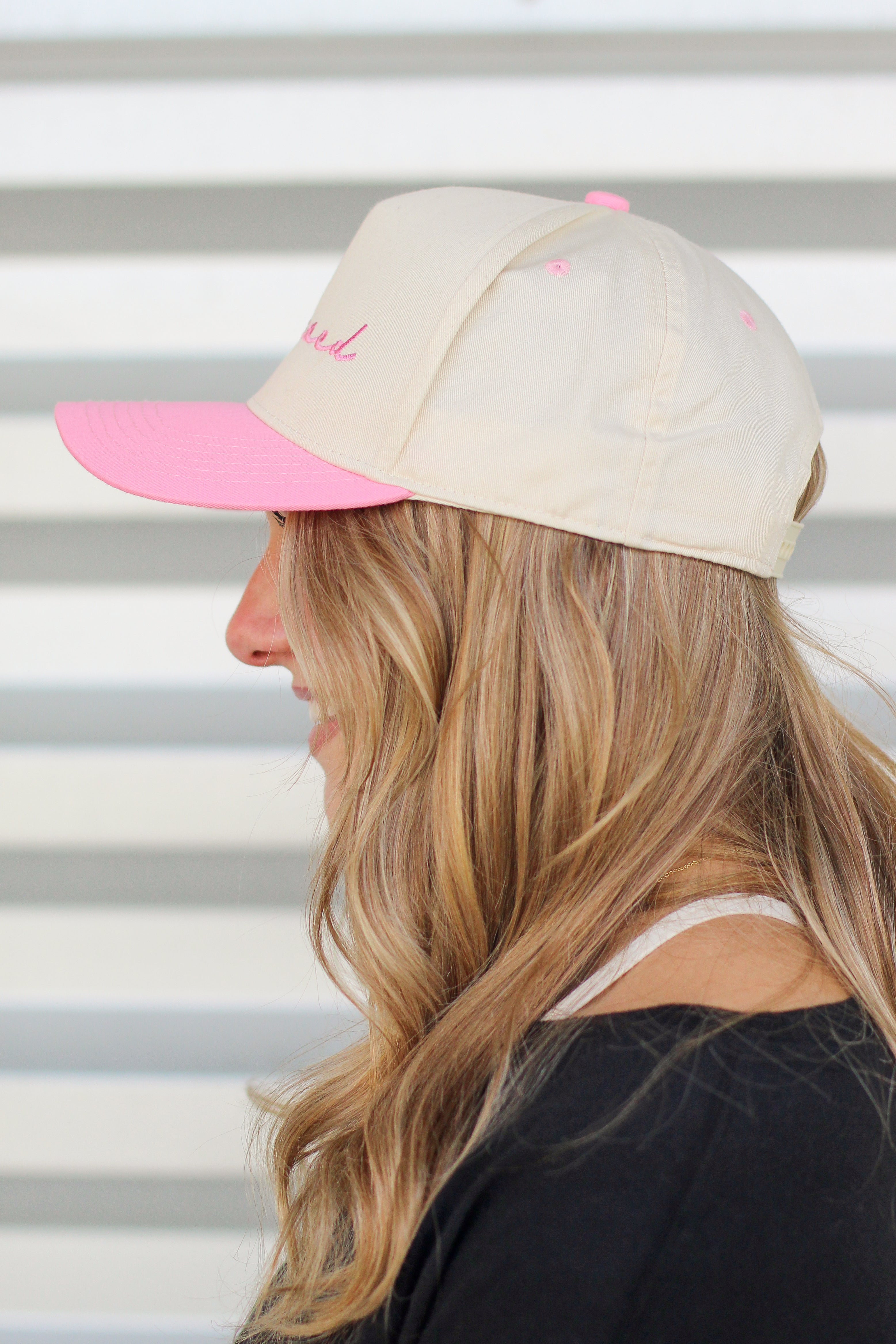 Cursive Blessed Trucker Hat