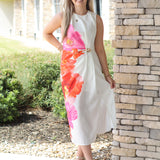 Tropical Days Midi Dress