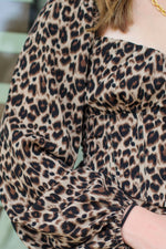 Leopard Corset Top