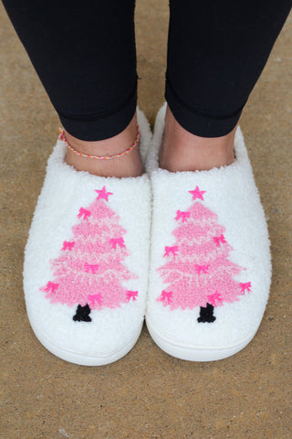 Christmas Tree Slippers