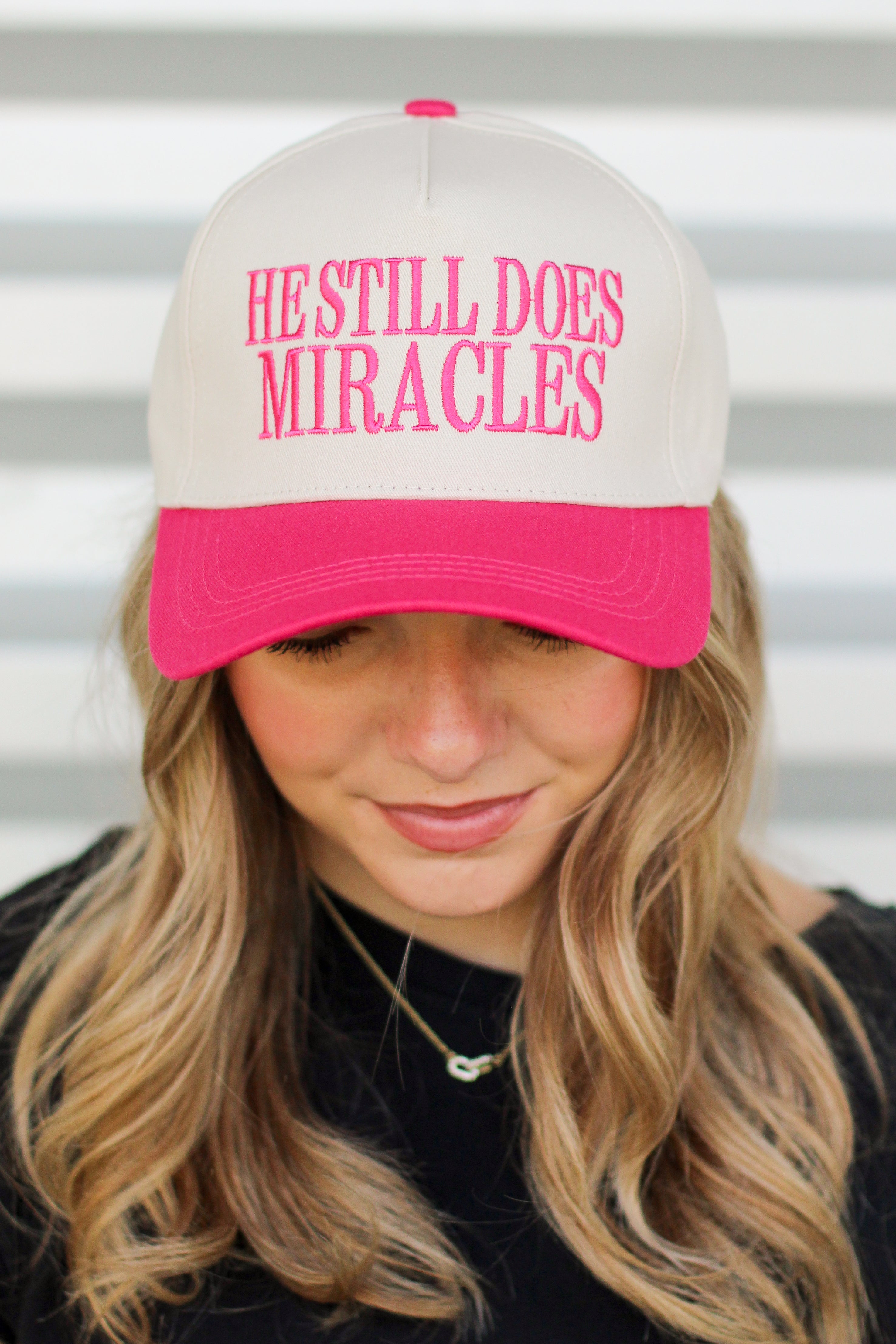 God still does miracles trucker hat