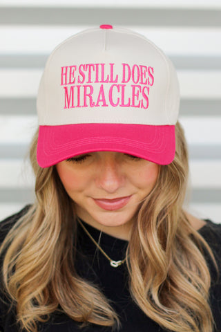God still does miracles trucker hat