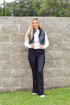 Pretty Puffer Vest-Black