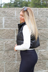 Pretty Puffer Vest-Black