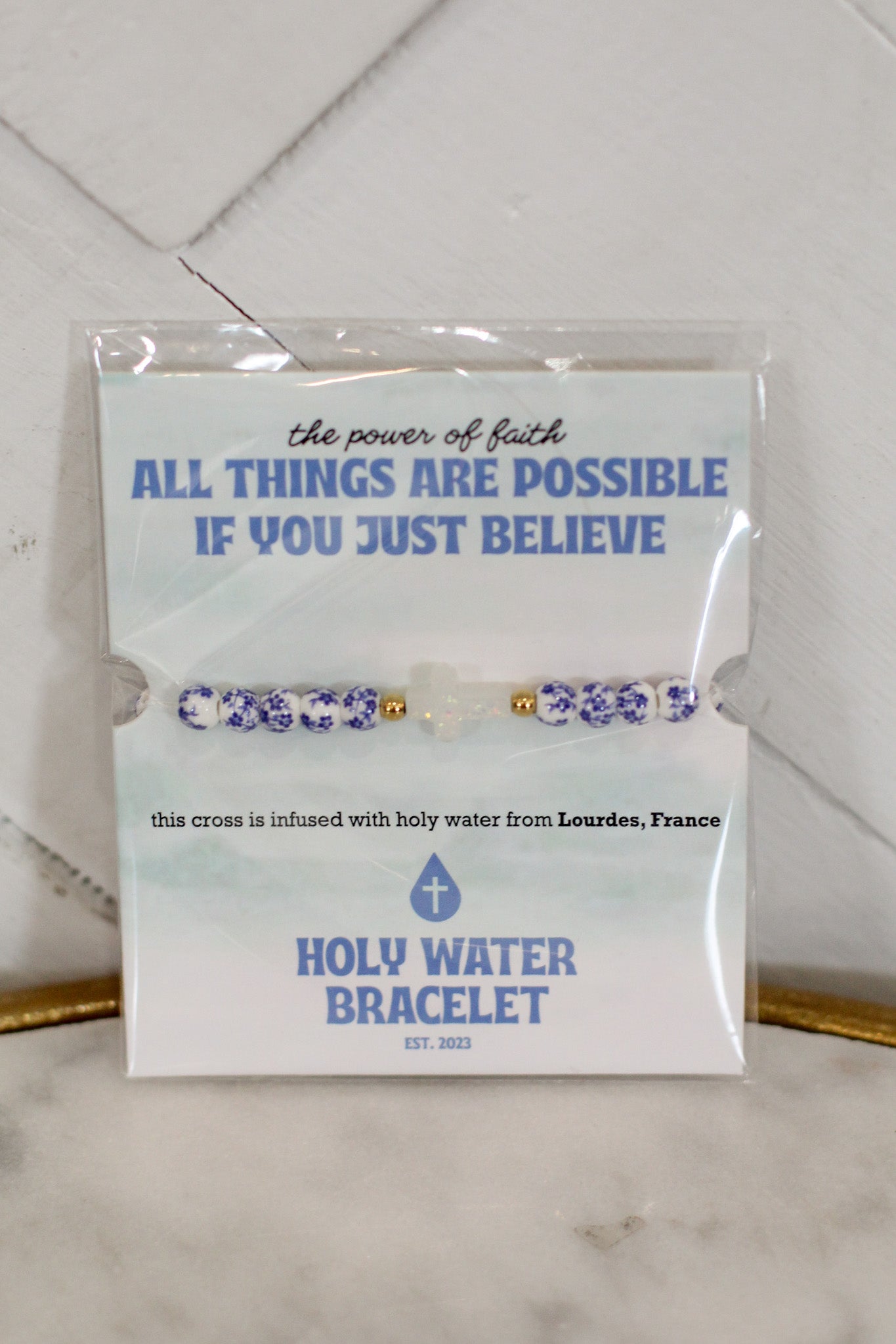 Holy Water Bracelet-All Things are Possible