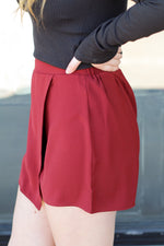 Sassy & Sleek Skort-Cinnamon