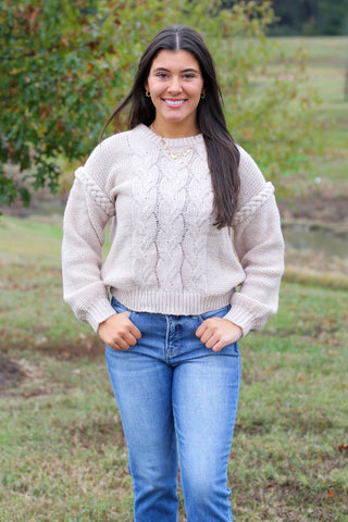 Braided Detail Sweater