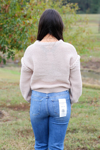 Braided Detail Sweater
