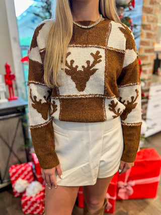 Reindeer Stalls Sweater