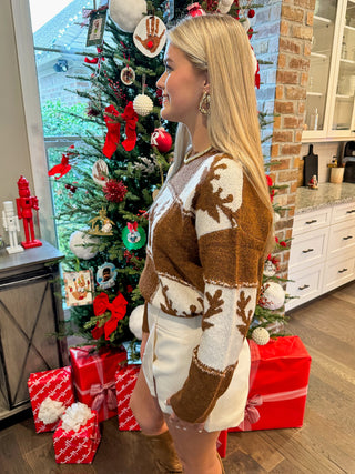 Reindeer Stalls Sweater