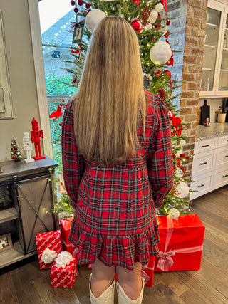 Holiday Cheer Plaid Dress