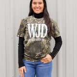 What Jesus Did Camo Top