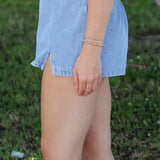 So Practical Denim Skort