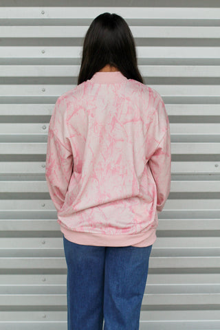 Camo Mock Neck Sweatshirt