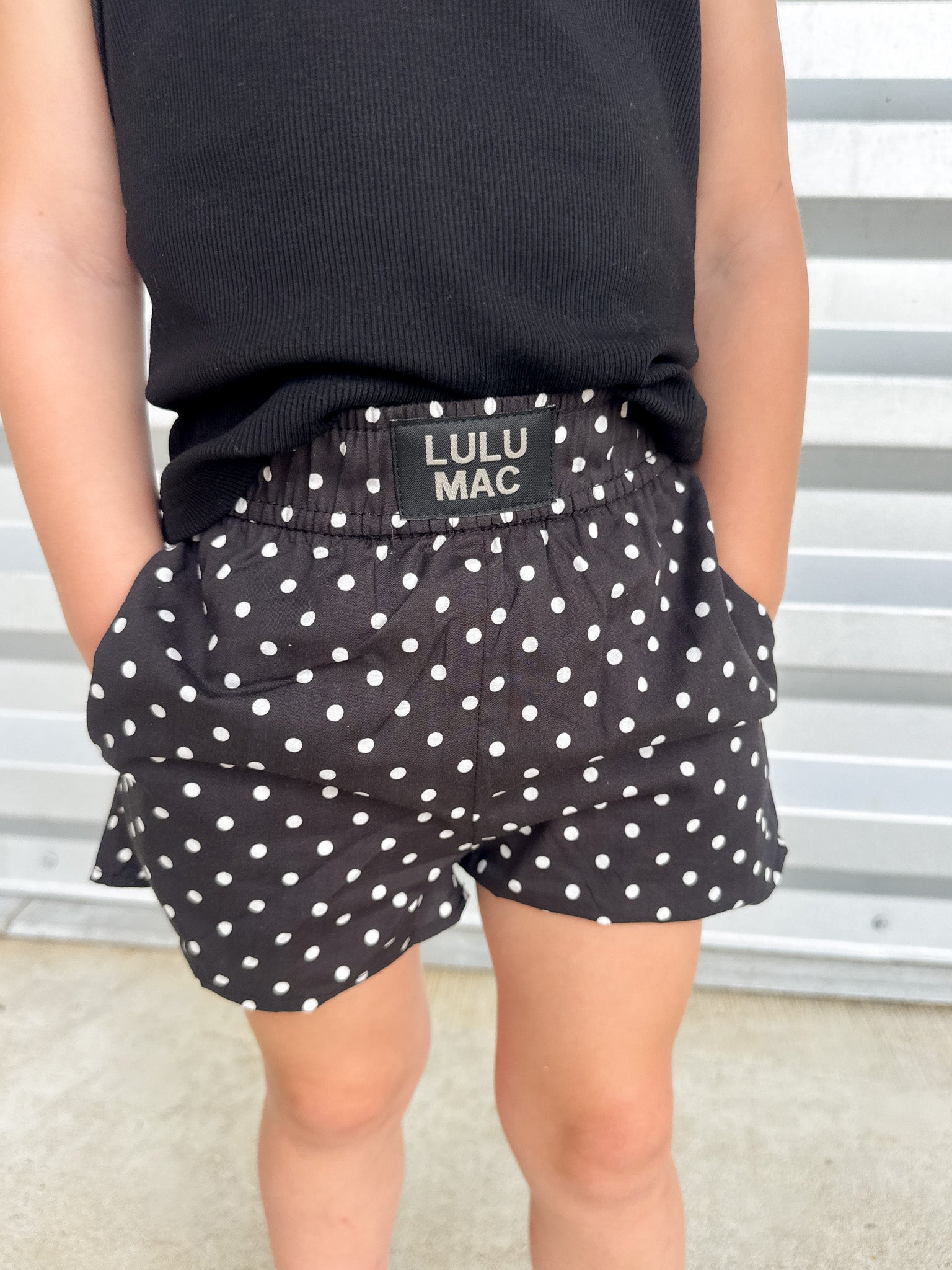 Toddler Lulu Mac Mini Polka Dot Shorts
