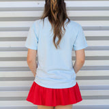 Loves Jesus & America Stripe Tee