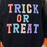 Trick or Treat Mock Neck Sweatshirt