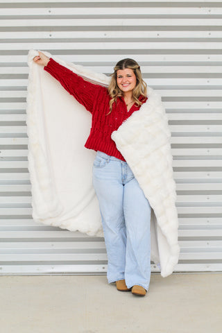 Jane Marie Faux Fur Blanket