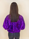 Sequin Bubble Top