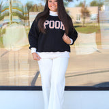 Spooky Mock Neck Sweatshirt