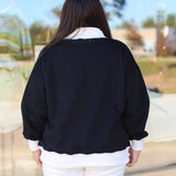 Spooky Mock Neck Sweatshirt