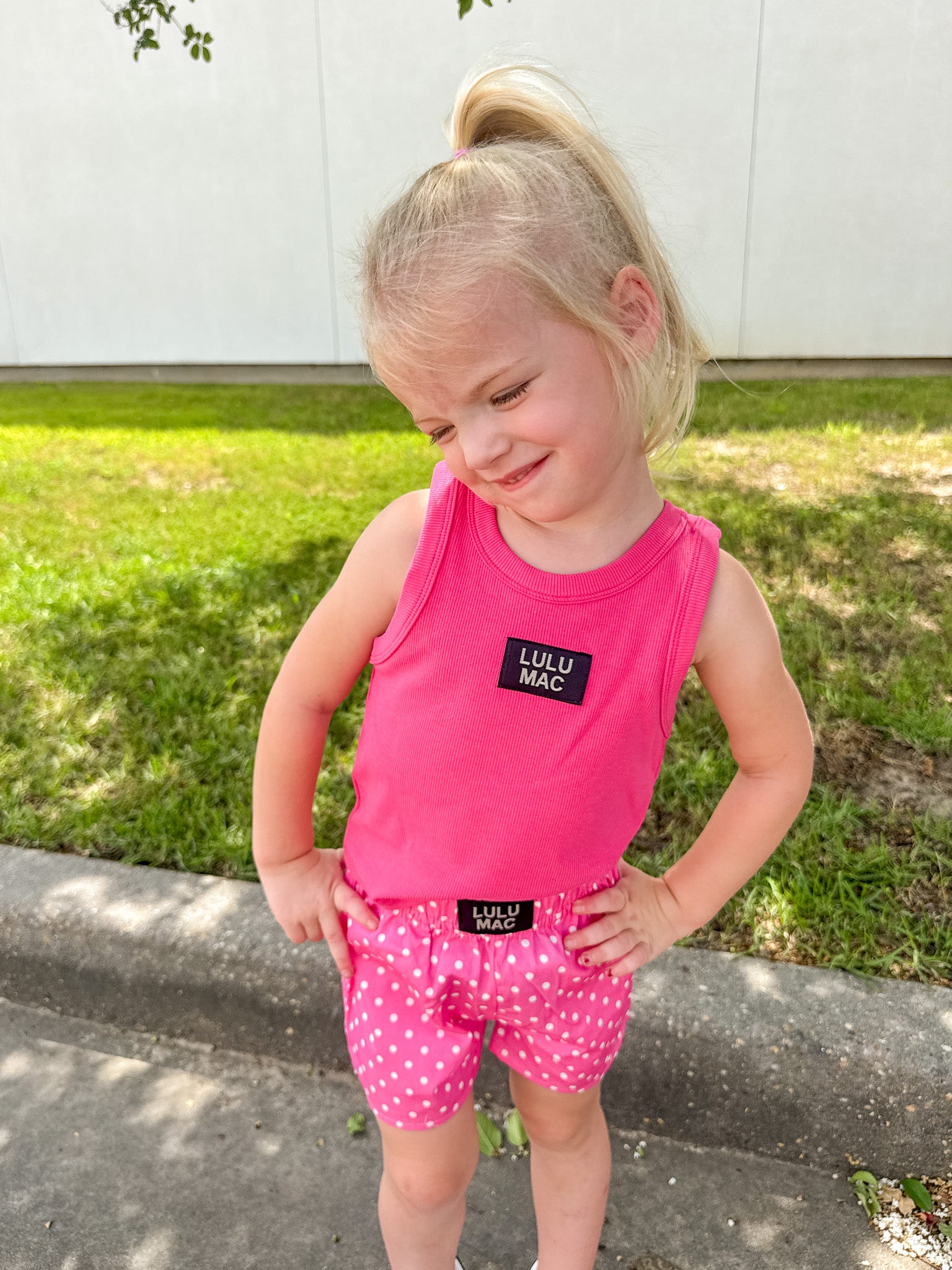 Toddler Lulu Mac Solid Tank