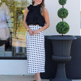 Tie Neck Bubble Top