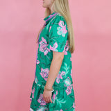 Bold in Bloom Babydoll Dress