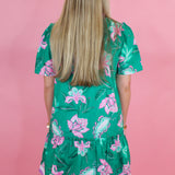 Bold in Bloom Babydoll Dress