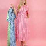 So Cute Belted Midi Dress