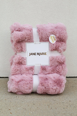 Jane Marie Faux Fur Blanket