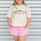 Rainbow Trout Crop Tee