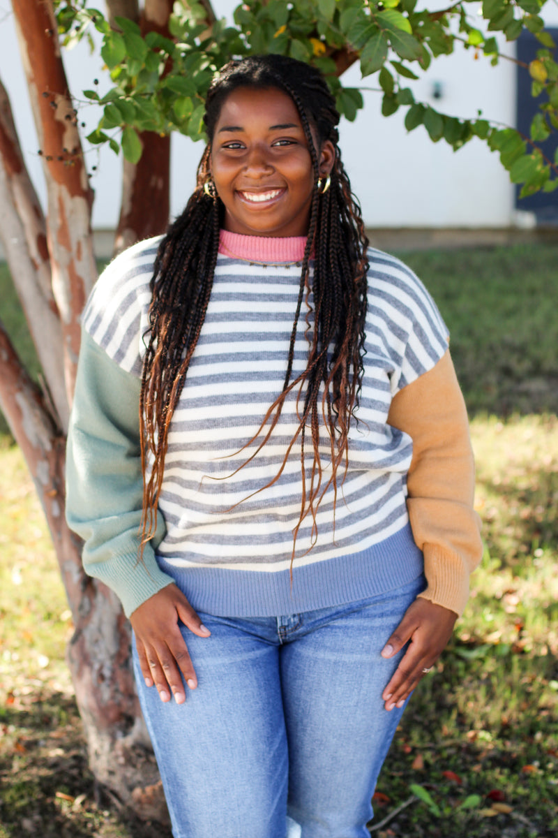 Count the Stripes Sweater