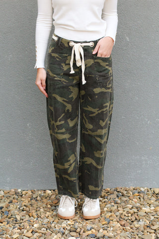 Camo Barrel Jeans