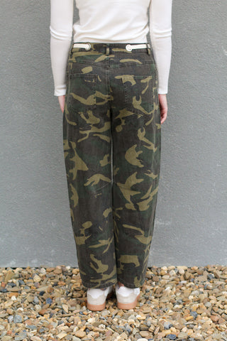 Camo Barrel Jeans