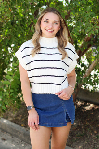 Collegiate Stripe Sweater
