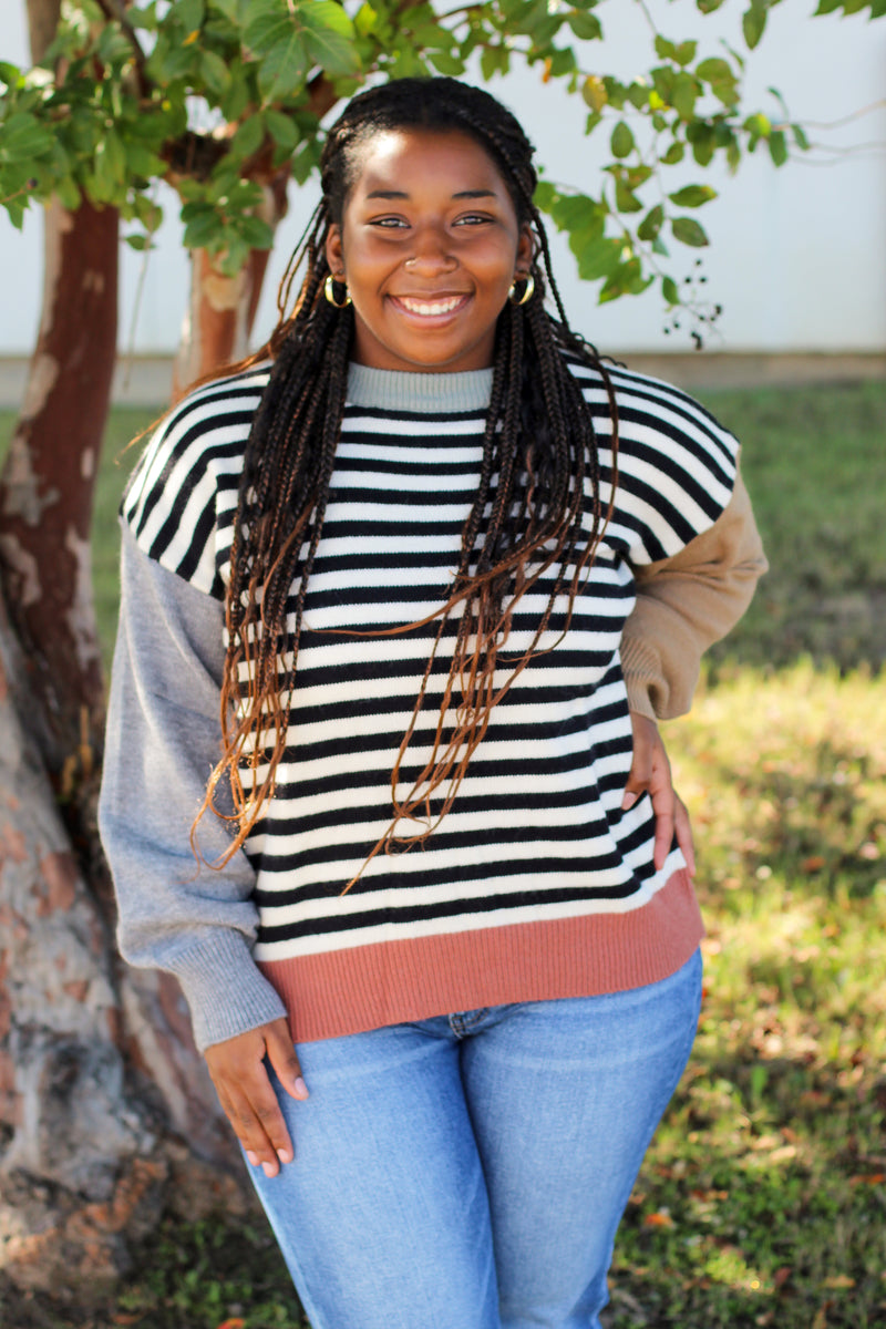 Count the Stripes Sweater