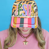 Tiger Stripe Jesus Trucker Hat