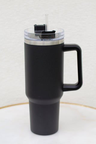 40oz. Cutest Stainless Steel Tumbler-Black