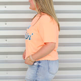 Gone Fishin' Crop Tee