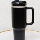 40oz. Cutest Stainless Steel Tumbler-New Black